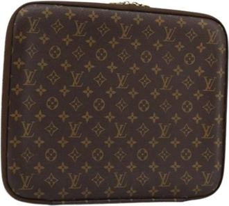 Louis Vuitton Pre-owned Clutches, female, Brown, Size: ONE SIZE Pre-owned Travel Case