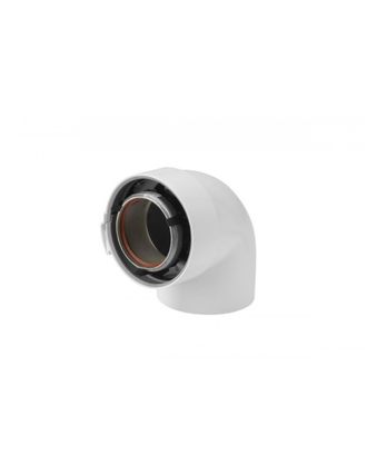 Ubbink Coude 90 80/125 Alu/pvc