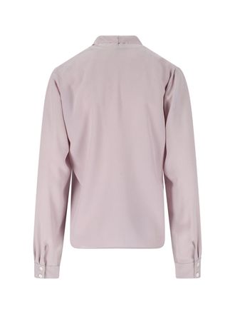 Prada Womens Shirts Violet Silk