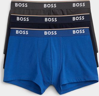 BOSS Mens 2 BOSS essential trunks Cotton 3-pack
