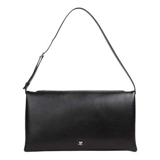 Courr&egrave;ges Cuff Leren Tas - Dames - Tassen - Zwart - Maat: ONE Size Leer