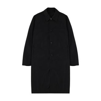 Dries Van Noten Single-Breasted Coats - Heren - Mantel - Zwart - L - Jassen
