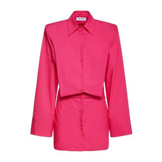 The Attico Shirt Dresses, female, Pink, Size: 2XS Shirt Dress
