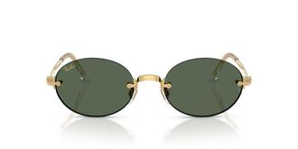 Ray-Ban 0RB3929 Metal Oval Sunglasses - Gold