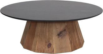 MisterWils Mesa De Centro Tiscar - Naturale,negro - 32x90x90