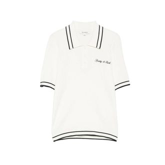 Sporty & Rich Cable-knit Polo Shirt