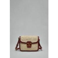 Valentino VLogo Plaque Foldover Top Shoulder Bag