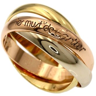 Cartier Yellow Gold (18K) Pink Gold (18K) White Gold (18K) Band Ring (Pre-Owned)