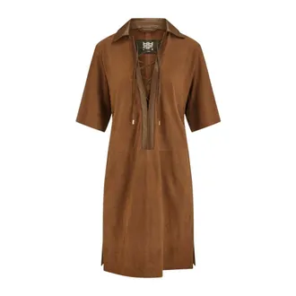 Riani Dames, Jurken, Bruin, Maat: 2XL