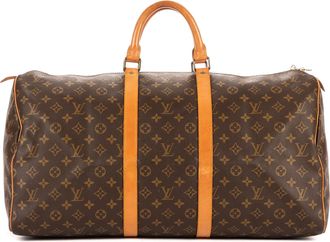 Louis Vuitton Pre-owned Womens Keepall 55 Travel Bag - Brown - One Size