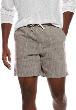 Jason Wu Drawstring Pull-On Linen-Blend Short