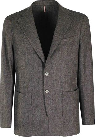 Santaniello Jacket - Heren - Blazers - Grijs - M - Wol - Jassen