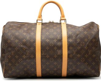 Louis Vuitton 1998 Monogram Keepall 50 travel bag - unisex - Fabric - One Size - Brown