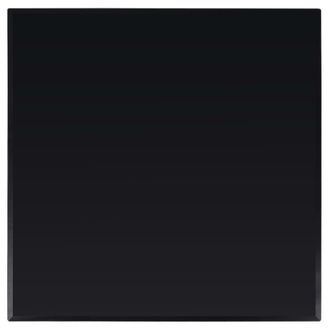 Berkfield Home Table Top Tempered Glass Square 800x800 mm in Black