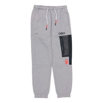 Nike Solid Color Casual Fleece Lined Sports Long Pants Gray CK6664-091