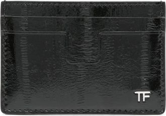 Tom Ford Portacarte con logo - Nero