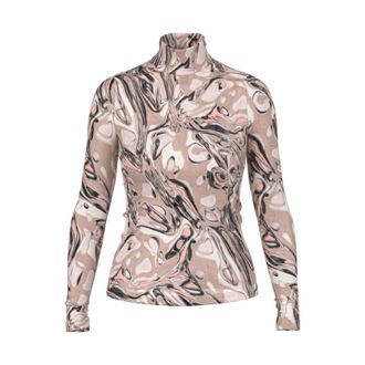 Marc Cain Superstretch Long Sleeve Top - Dames - Tops - Veelkleurig - Maat: M Wol