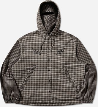 Umbro Double Plaid Overshirt Dark Brown