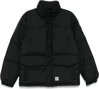 Sport b. logo patched down jacket - Black
