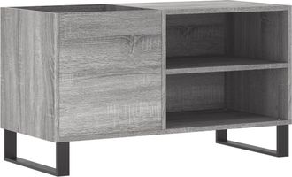 vidaXL Vidaxl - Mueble De Discos Madera De Ingenier&iacute;a Gris Sonoma 85x38x48 Cm