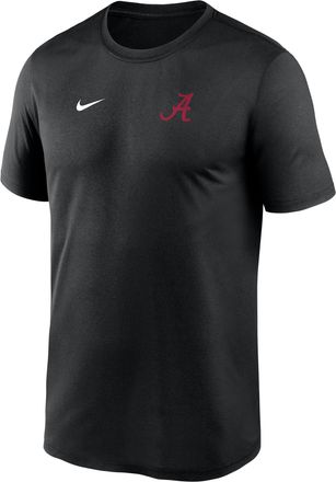 Nike Alabama Sideline Legend Small Logo Nike Mens Dri-FIT College T-Shirt in Black | 02TI00AABN-HE3