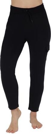 90 Degree by Reflex Terry Fleece Jamie Tapered Joggers in Black at Nordstrom Rack, Size X-Large