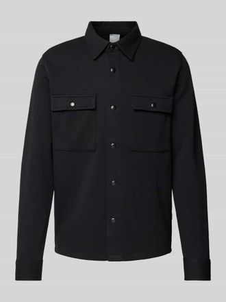 Selected Hemdjacke mit Brusttaschen Modell JACKIE in Black, Größe XXL