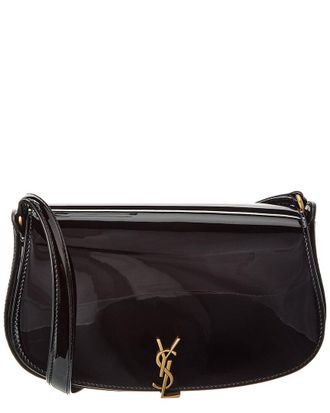 Saint Laurent Demi Lune Patent Shoulder Bag