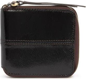 Hobo Zippy Leather Wallet in Black at Nordstrom Rack
