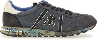 Premiata Lucy 7770 Low Profile Suede Mesh Sneakers