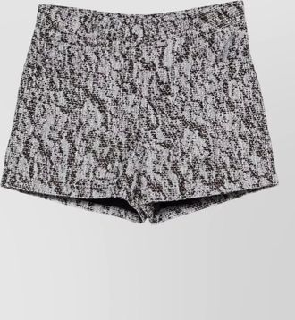 Iro edela cotton blend shorts textured pockets