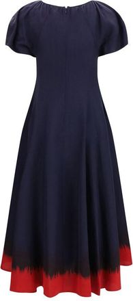 Tory Burch Womens Blue Viscose Casual Dress