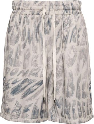 DOMREBEL New Wave bermuda shorts - men - TENCEL/Rayon - L - Neutrals