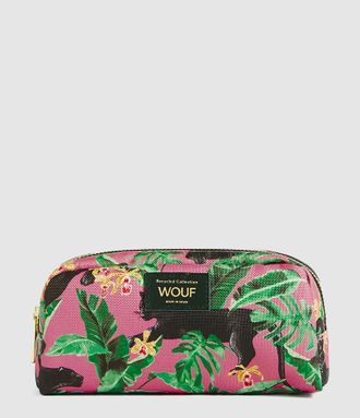 Wouf Trousse de Maquillage Yucata Rose L&eacute;opard