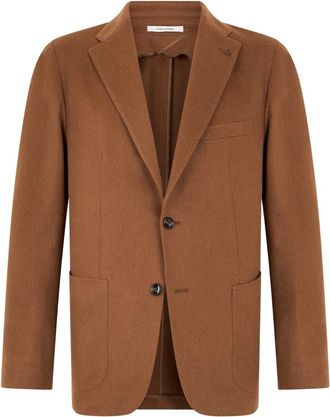 Tagliatore Single-breasted blazer - Heren - Jassen - Bruin - Maat: XL