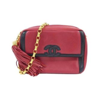 Chanel Pre-owned Lambskin Shoulder Bag - Dames - Pre-owned - Rood - Maat: ONE Size Leer