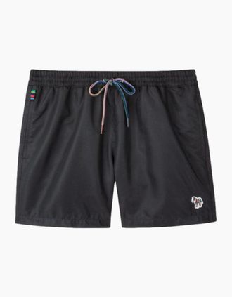 Paul Smith Mens PS Paul Smith Zebra Swim Shorts 79 BLACK - Size: 33/32/32