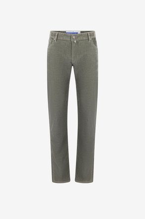 Jacob Cohen Slim Jeans aus meliertem Canvas Nick