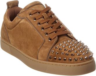 Christian Louboutin Louis Junior Spikes Suede Sneaker