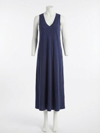 Z Supply Coastline Cotton Jersey Midi Dress In Yacht Blue