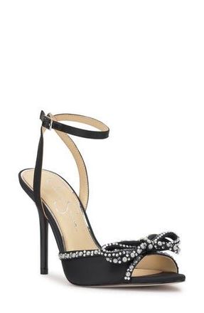 Jessica Simpson Nolira Bow Sandal in Black at Nordstrom Rack, Size 6