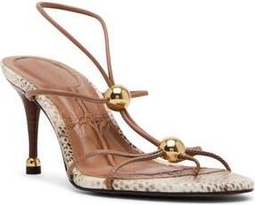 Steve Madden Ramos Strappy Sandal in Natural Snake at Nordstrom Rack, Size 9.5