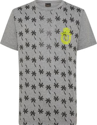 Billionaire Boys Club T-Shirt Ronde Hals Palms - Heren - T-shirts - Grijs - 4XL - Katoen - Tops