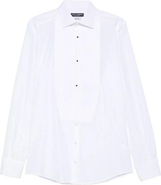 Dolce & Gabbana Button Bib Shirt