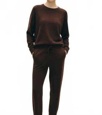 White + Warren Elowen Cashmere Jogger In Espresso