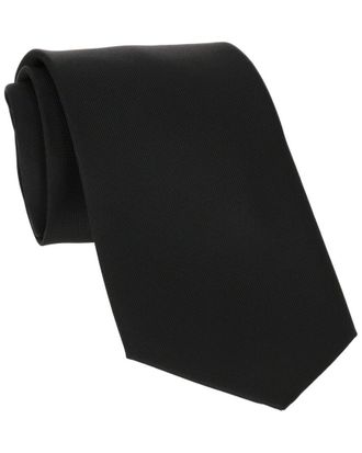 Scotch & Soda Solid Black Tie