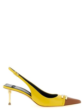 Elisabetta Franchi Womens Leather Slingback