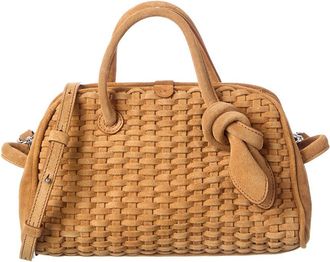 Jacquemus Knot Suede Satchel