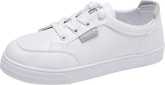 Generic Women Lightweight Running Sport and Outdoor Shoes Womens Spring and Autumn Fashion Sports Breathable White Shoes Shallow Mouth Flat Bottom Casual Wide