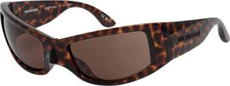 Balenciaga Zonnebrillen - unisex - Zonnebrillen - Bruin - 66 MM - Accessoires